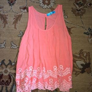 Orange tank top